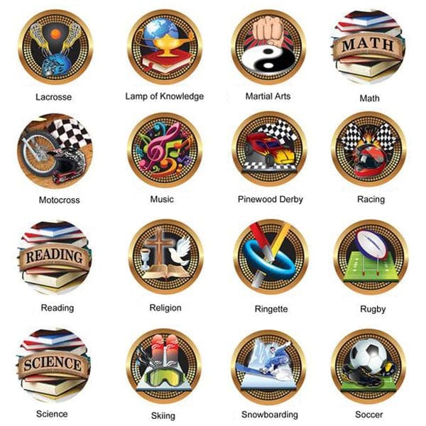 Medallion - Insert Medal - Canada Flags - 2