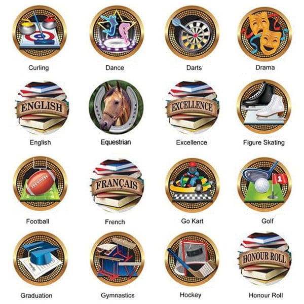 Medallion - Insert Medal - MapleLeaf - 2 3/4