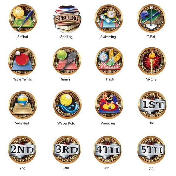 Medallion - Insert Medal - MapleLeaf - 2 3/4