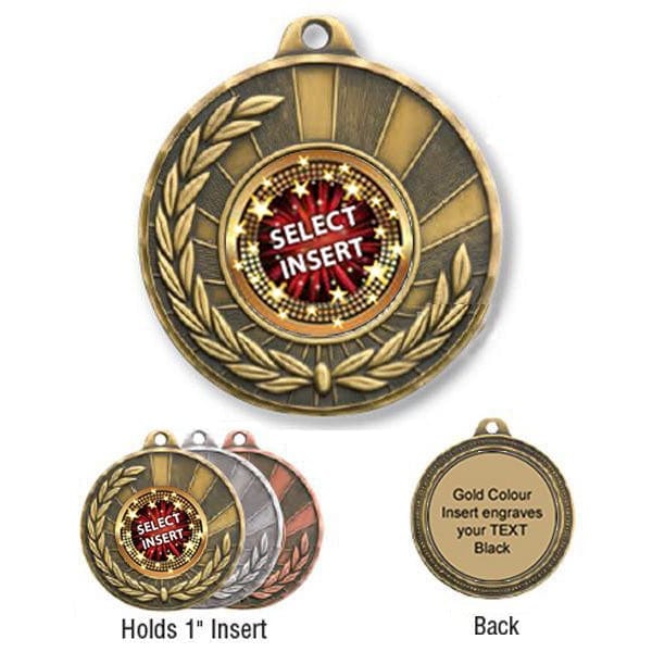 Medallion - Insert Medal - Two Tone - 2