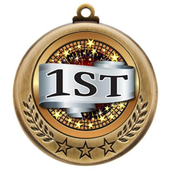 Medallion - Spectrum Series - 1st Place Scroll - 2 3/4