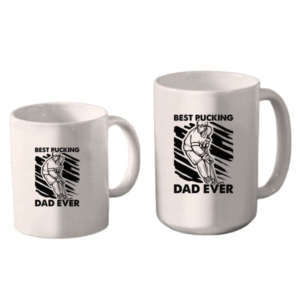Mug Hockey - Best Pucking Dad Ever (A3927) Coffee Mug Quest Awards - Mug