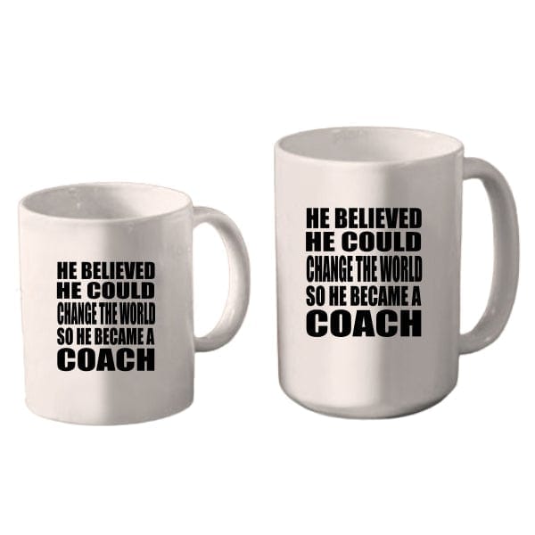 Mug Hockey - Change the World Coach (A3932) Coffee Mug Quest Awards - Mug