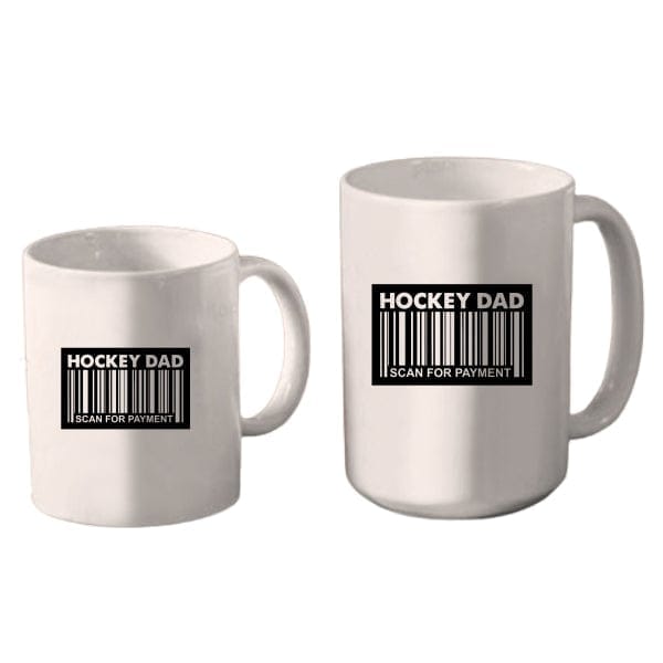 Mug Hockey - Hockey Dad Scan Here (A3933) Coffee Mug Quest Awards - Mug
