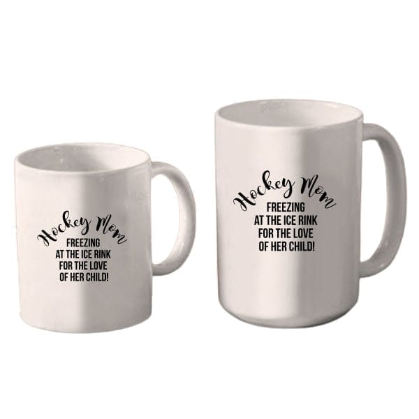 Mug Hockey - Hockey Mom Freezing At The Rink (A3942) Coffee Mug Quest Awards - Mug