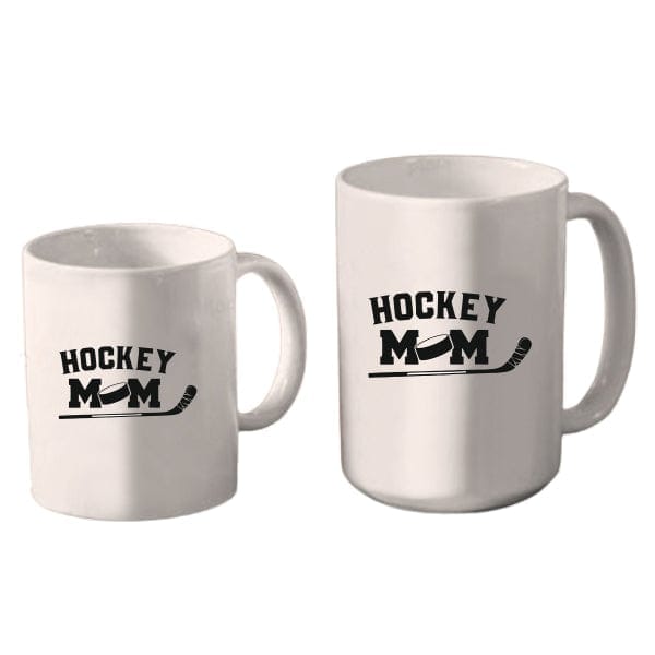 Mug Hockey - Hockey Mom with puck and stick (A3944) Coffee Mug Quest Awards - Mug