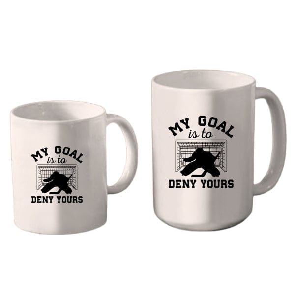 Mug Hockey - My Goal is to Deny Yours (A3948) Coffee Mug Quest Awards - Mug