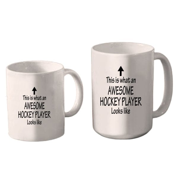 Mug Hockey - This Is What An Awesome Hockey Player Looks Like (A3952) Coffee Mug Quest Awards - Mug