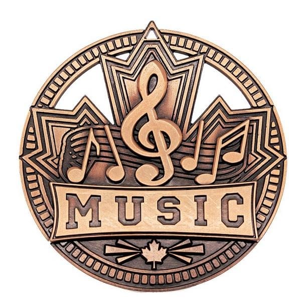 Music Medallion Patriot 2 3/4