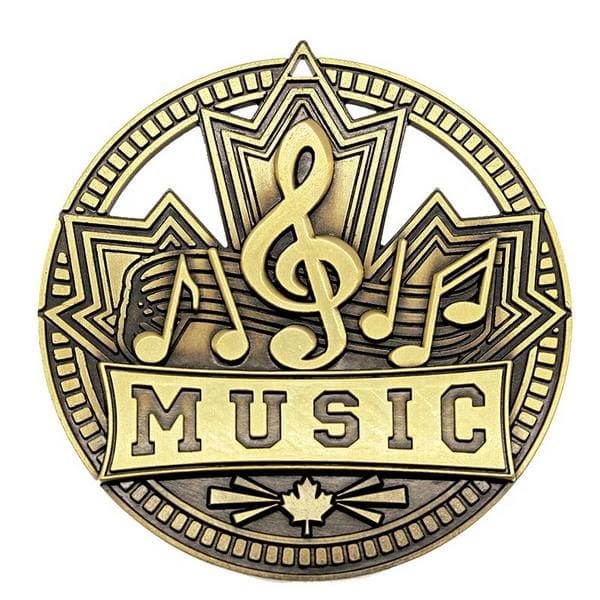 Music Medallion Patriot 2 3/4