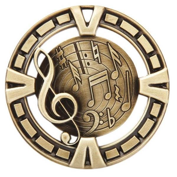 Music Medallion - Varsity Sports Medals - 2 1/2
