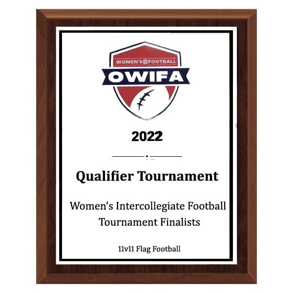 Plaque - Colour Sublimated Plaques 5 sizes - White Background (A5102) Plaque Quest Awards - Plaque