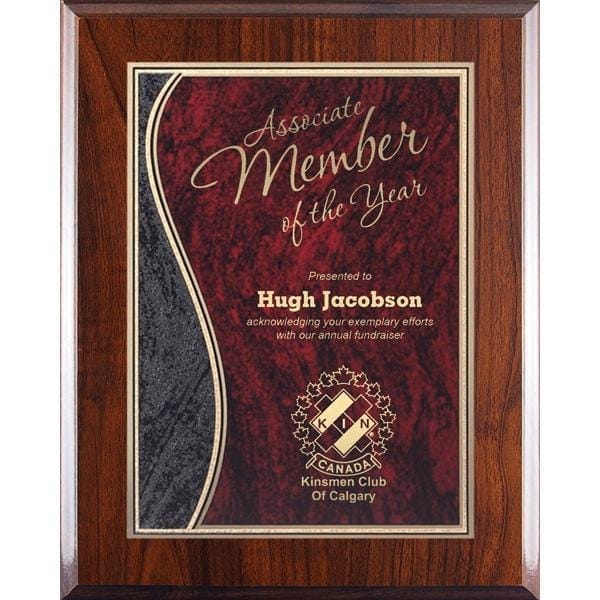 Plaques - Red Wave (A3476) - Quest Awards