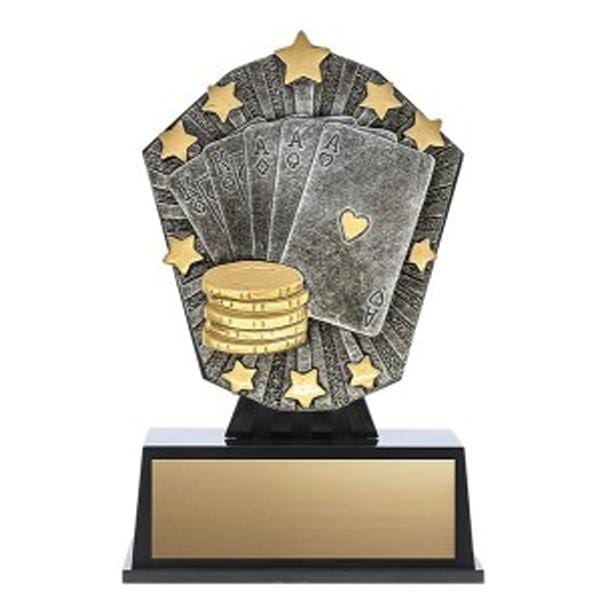Poker Trophy - Cosmos Mini - (A3628) - Quest Awards