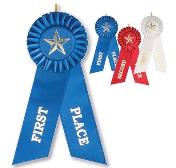 Ribbon - Rosette Placement Ribbon 1st, 2nd and 3rd Place (A2951) - Quest Awards