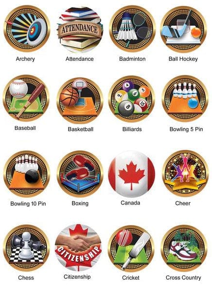 Ribbon - Rosette Ribbon with Activity Insert (A2952) Ribbon Quest Awards - Ribbon