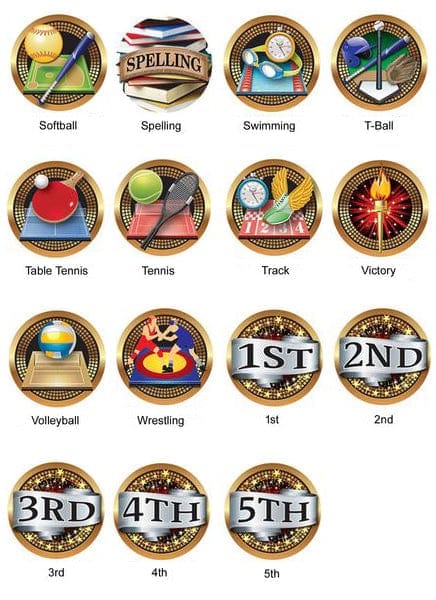 Ribbon - Rosette Ribbon with Activity Insert (A2952) Ribbon Quest Awards - Ribbon