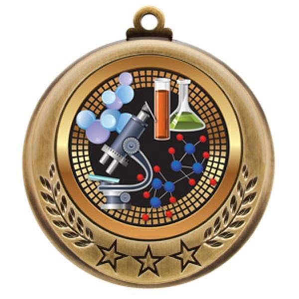 Science Medallion - Spectrum Series - 2 3/4