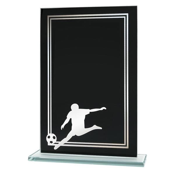 Soccer Plaque - Glass Soccer Award (A3668) - Quest Awards