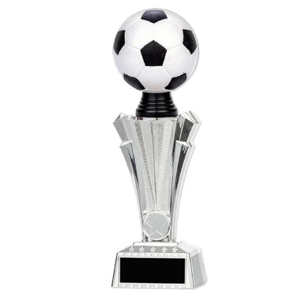 Soccer Trophy - 3D Ball, Silver Pedestal - 3 Sizes (A3311) - Quest Awards