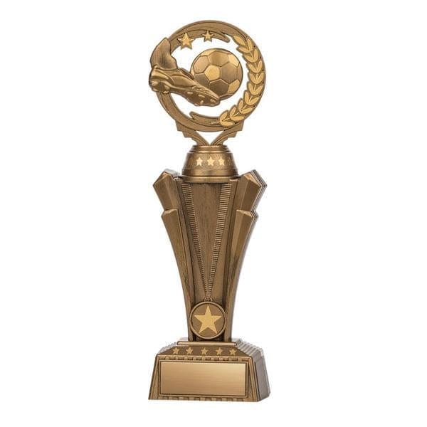 Soccer Trophy - Nexus Soccer Tower - Antique Gold - 3 Sizes (A3553) - Quest Awards