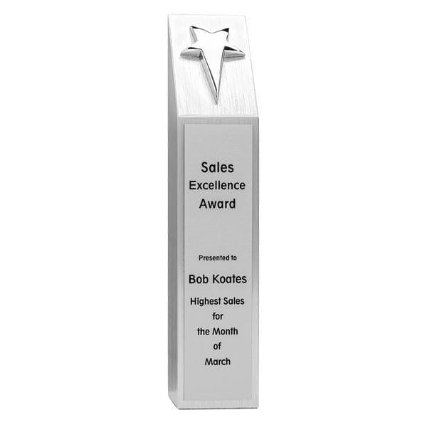 Star Award - Aluminum Star Tower - 2 Sizes (A3291) - Quest Awards
