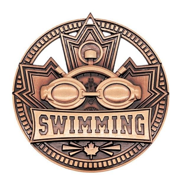 Swimming Medallion Patriot Sport 2 3/4