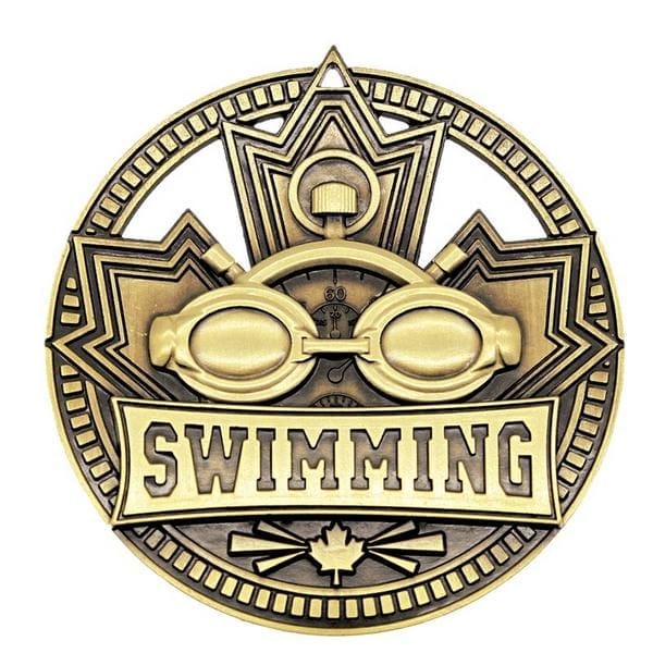 Swimming Medallion Patriot Sport 2 3/4