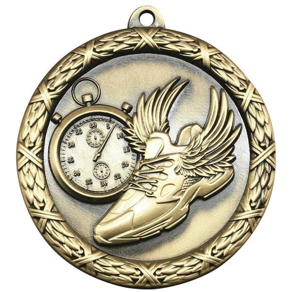 Track Medallion - Classic Heavyweight Medals -  2 1/2