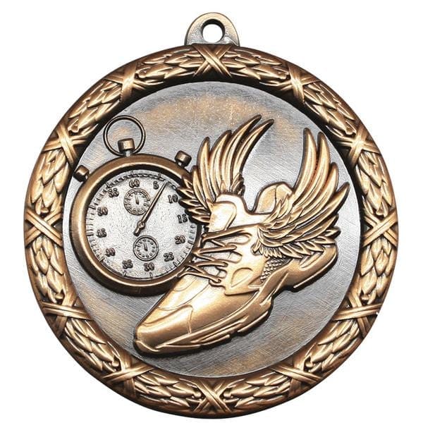 Track Medallion - Classic Heavyweight Medals -  2 1/2
