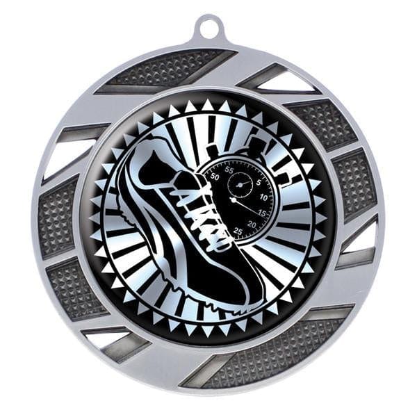 Track Medallion - Solar Series Medal - Silver 2 3/4