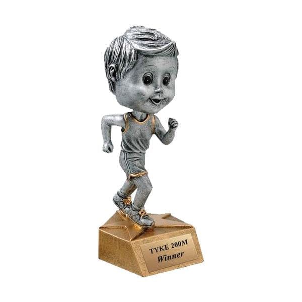 Track Trophy - Bobble Head - Boys (A3128) - Quest Awards
