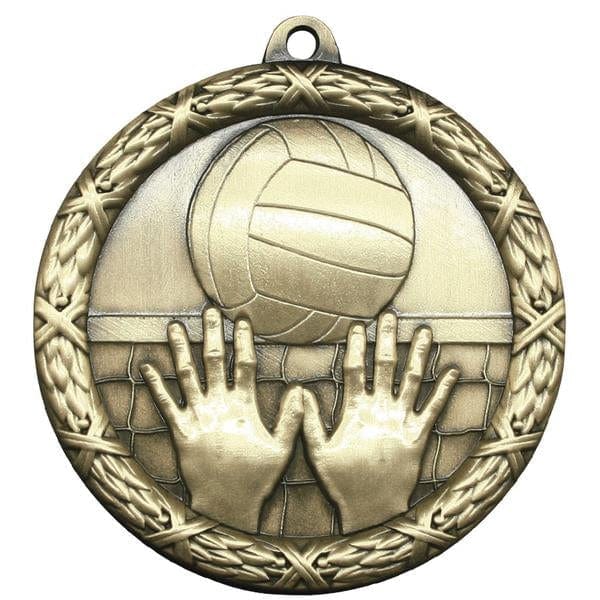 Volleyball Medallion - Classic Heavyweight Medals -  2 1/2
