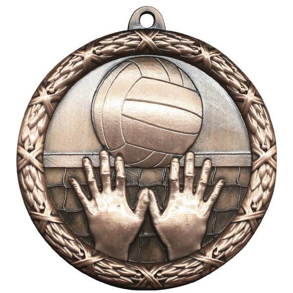 Volleyball Medallion - Classic Heavyweight Medals -  2 1/2