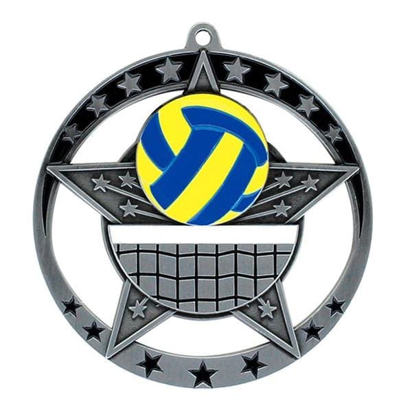 Volleyball Medallion - Star Series 2 3/4