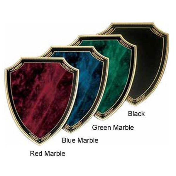 Walnut Plaque - Shield - Multiple Sizes & Colours (A3189) - Quest Awards