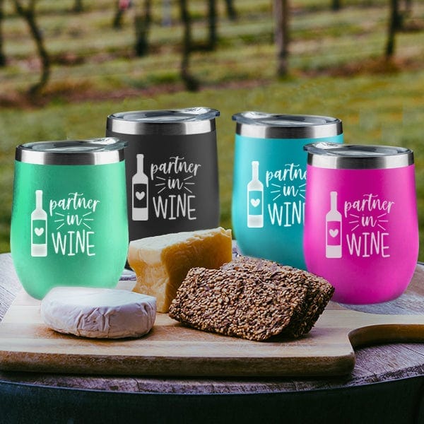 Wine Tumbler 16 oz - Partner in Wine (A4103) Trophies & Awards Quest Awards - Giftware