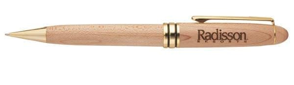 Wood Double Pen and Pencil Box (A3195) - Quest Awards