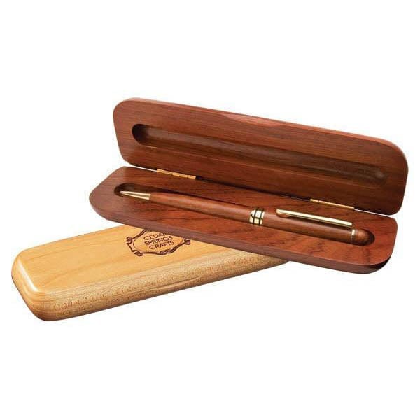 Wood Pen Box with Wood pen or Pencil (A3199) - Quest Awards